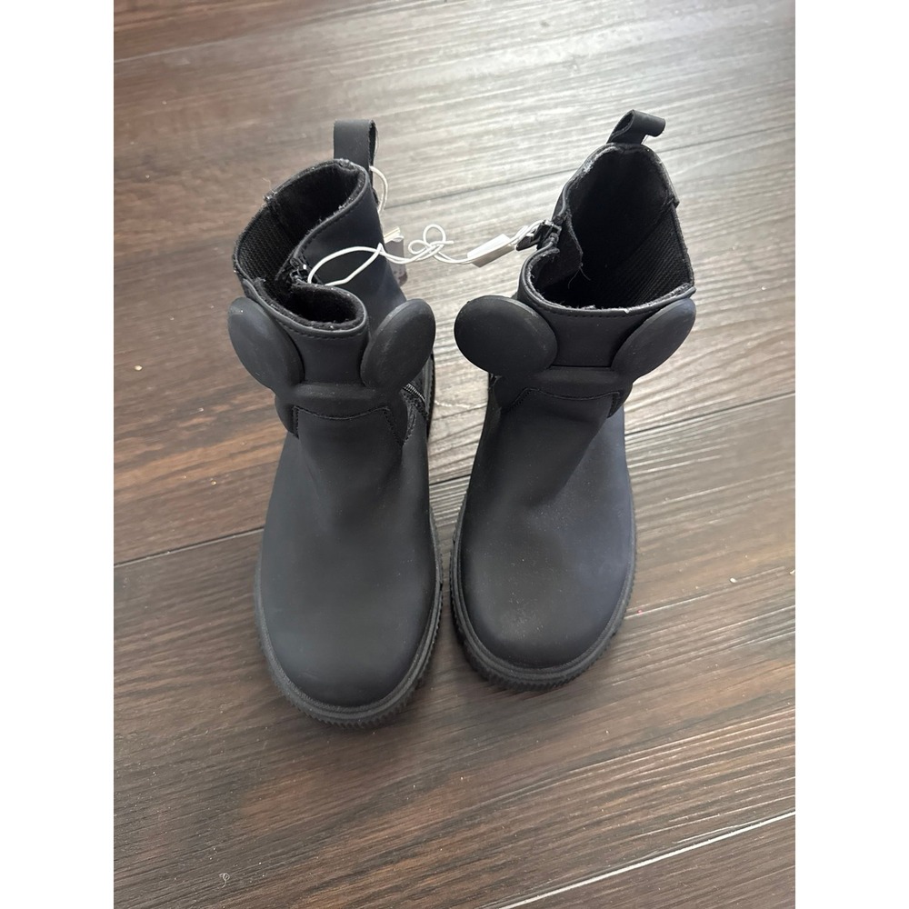 Zara Leather Mickey Mouse Boots